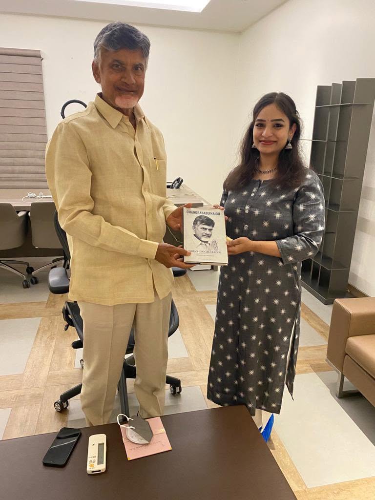 Presenting India's Glocal Leader to CM N. Chandrababu Naidu